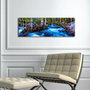 Wallity Lienzo Decorativo Iluminado con LEDs 30x90 cm Multicolor